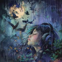 Rain's Soothing Sleep: Binaural Birds Harmony - 92 88 Hz - Meditation Rain Sounds