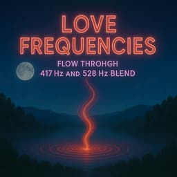 Love Frequencies Flow Through 417 Hz and 528 Hz Blend - Light Vessel