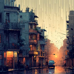 Pulso Productivo De La Lluvia: Serenidad En El Espacio De Trabajo - Patines