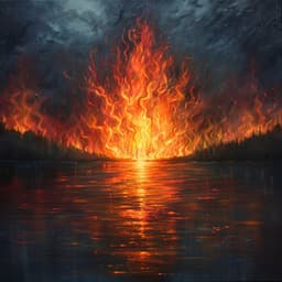 Serenidad A La Luz Del Fuego: Música Ambiental Para Relajarse - Ruidos Relajantes