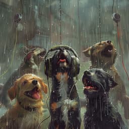 Pets Rain: Calming Animal Melodies - Music for Pets Library