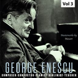 Enescu: Composer, Conductor, Pianist, Violinist & Teacher, Vol. 3 - Wolfgang Amadeus Mozart