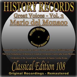 History Records - Classical Edition 108 - Great Voices - Mario del Monaco - The New Symphony Orchestra Of London