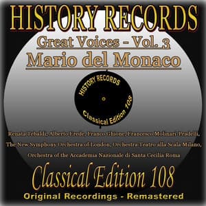History Records - Classical Edition 108 - Great Voices - Mario del Monaco - The New Symphony Orchestra Of London