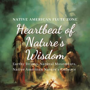 Heartbeat of Nature's Wisdom: Earthy Drums, Natural Movements, Native American Nature's Embrace - Native American Flute Zone