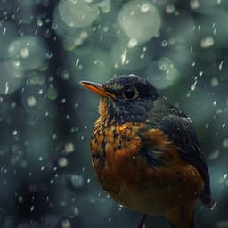 Relaxing Binaural Massage: Nature Birds and Rain Sounds - Massage