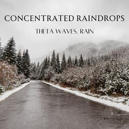 Concentrated Raindrops: Theta Waves, Rain - A Minute Concentration