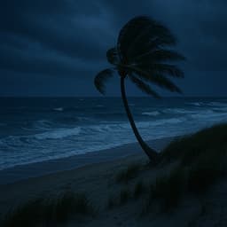 1 Coastal Night: Ocean Wind Sleep - Ocean Waves For Sleep