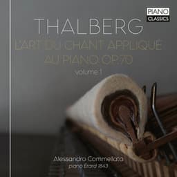 Thalberg: L'Art du chant applique au piano, Op. 70, Vol. 1 - Sigismond Thalberg