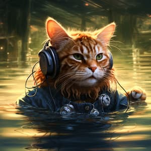 Feline Oasis: Cats Serene Waters Melodies - Calming Cat Music