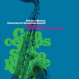 Bolcom & Mackey: Concertos for Saxophone Quartet - Prism Quartet