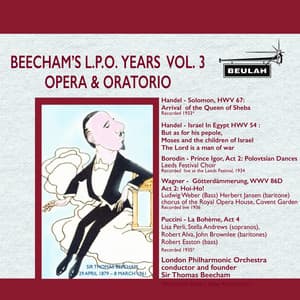 Beecham's L.P.O. Years, Vol. 3: Opera & Oratorio - London Philharmonic Orchestra