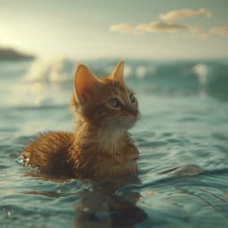 Arroyos Tranquilos: Música Relajante De Agua Para El Confort Del Gato - Canciones de gatos