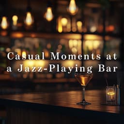 Casual Moments at a Jazz-Playing Bar - Eximo Blue