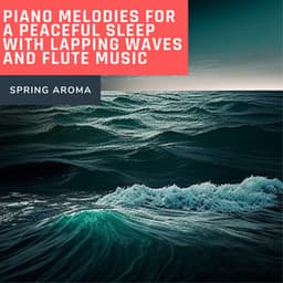 Piano Melodies for a Peaceful Sleep with Lapping Waves and Flute Music - Spring Aroma