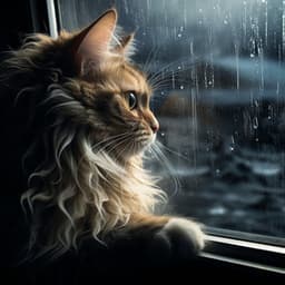 Armonías En La Lluvia: Música De Días Lluviosos Para Gato - Siente la naturaleza