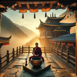 Złota Światłość Tybetu: Duchowe Dźwięki Mnichów, Echo Himalajskich Szczytów, Medytacyjne Misy i Gongi - Częstotliwości Duchowe