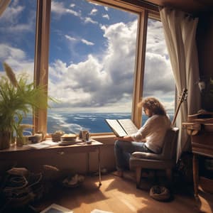 Oceanic Nocturne of Study Serenity: Music for Stress Relief - EarthMovies