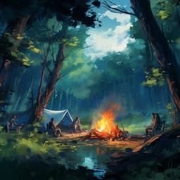 Forest Serenity: Campfire Chronicles by Daylight - Singing Nature