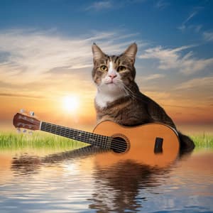 Relaxing River Tunes for Cats: Gentle Guitar - Light Guitar Music