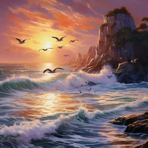 Armonía De Yoga Junto Al Mar: Melodías Serenas De Olas - Acústica de la Naturaleza