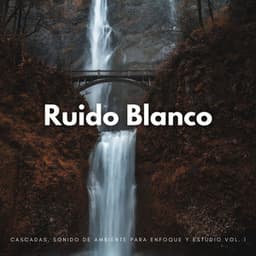 Ruido Blanco: Cascadas, Sonido De Ambiente Para Enfoque Y Estudio Vol. 1 - Ruido blanco calmante para la relajación