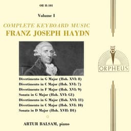Haydn: Complete Keyboard Music, Volume I - Joseph Haydn