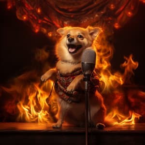 Dogs Fire: Playful Ember Rhythms - Simply Hypnotic