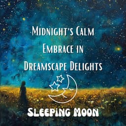 Midnight's Calm Embrace in Dreamscape Delights - Sleeping Moon