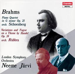 Brahms: Piano Quartet No. 1 / Variations and Fugue On A Theme by Handel - Johannes Brahms