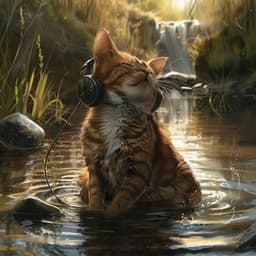 Cats Binaural Stream: Purring Melodies - Pure Healing Waves