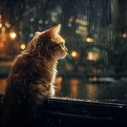 Cats and Rain: Purring to the Rhythm - Tranquil Forest Effect