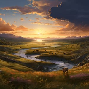 Soundscapes for Focus: Waterfalls in Harmony - Meteoric Stream