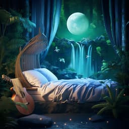 Serene Waterways: Nighttime Melodies - Organic Nature Sounds