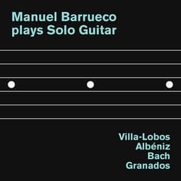 Manuel Barrueco plays Solo Guitar: Villa-Lobos, Albéniz, Bach and Granados - Manuel Barrueco