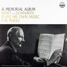 A Memorial Album: Ernst von Dohnányi Plays His Own Music for Piano - Johann Strauss II