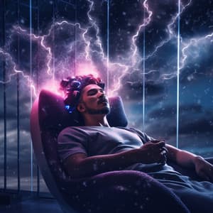 Thunder Relaxation: Peaceful Rhythm Drift - Star Patterns