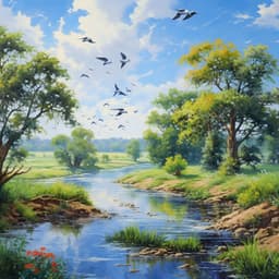 Riverside Tranquility: Serene Stream Melodies - In The River (Sound FX)