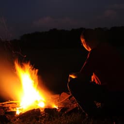Enchanting Fireside: Meditative Melodies for Cozy Nights - Bubbled White Noise Fire Sounds