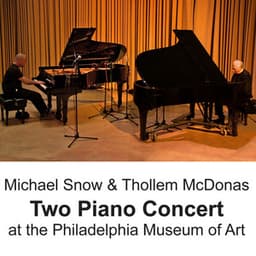 Two Piano Concert - Thollem Mcdonas