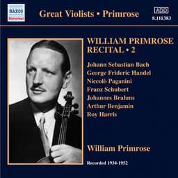 Primrose: Recital, Vol. 2 - William Primrose