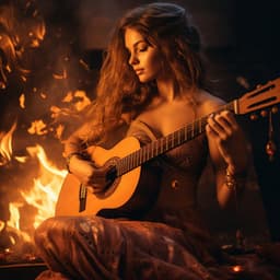 Ember Harmony: Music and Enchanting Fire - Stereo Outdoor Sampling