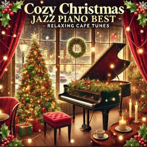Stylish jazz piano BEST to listen to in a snowy cafe -Healing Christmas BGM- - Healing Relaxing BGM Channel 335