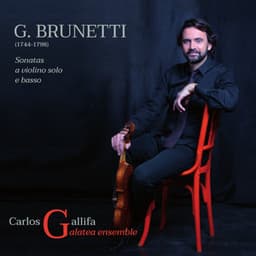 G. Brunetti. Sonatas a violino solo e basso - Gaetano Brunetti