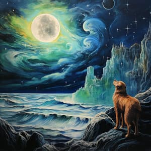Harmonic Canine Melodies: Ocean Ripples' Musical Journey - Calming for Dogs