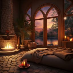 Fire Spa Melodies: Symphony of Flames - Night Sounds Association