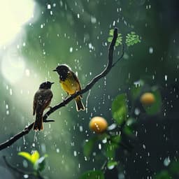 Binaural Yoga Harmony: Rain and Nature Birds for Balance - Yoga Piano Guru