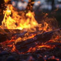 Fire Chill Nights: Warm Sleep Soundscapes - Sleep Music Dreams