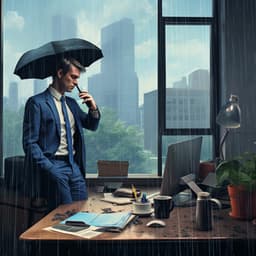 Rainfall Work Focus Fugue: Music in the Rain - Music for Hotels Ambience