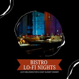 Bistro Lo-fi Nights - Lo-fi Melodies for a Cozy Sunset Dinner - Eximo Blue